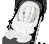 KAKIBLIN Infant Car Seat Insert, Baby Car Seat Cooler Pad, Breathable Mesh Infant Carseat Cooling Pad Insert Liner for Summer, Stroller Cooling for Girl Boy,Strollers,High Chair (Gray)