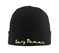 Kakiinr Gary Numan Gold 'Savage' Logo Knitted Beanie Unisex
