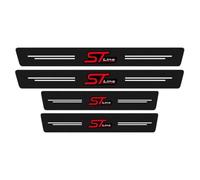 KAKIKA 4pcs Car Door Sill Threshold protector Sticker for Ford Focus EcoSport Kuga Mondeo Fiesta Puma, Auto Door Sill Pedal Decor Non-Slip Anti-Scratch Protector
