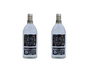 Kakira African Silver Rum 2 x 70cl | 40% ABV | Aged 5 Years in Bourbon & Sherry Casks | Handcrafted in Uganda | Aromatic Flavour with Banana, Honey & Coconut