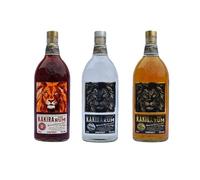 Kakira Rum Trio | African Dark, Silver & Gold Rum | Aged 5 & 7 Years | Pot Distilled & Solera Aged | Handcrafted in Uganda | 3 x 70cl | 40% & 43% ABV