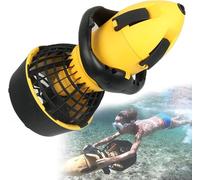 KAKKII Underwater Sea Scooter Diving Swimming Booster Explorer, Water Sports Brushless Diving Equipment Water Propeller Booster Lead Acid Battery with Two Speed Propellers