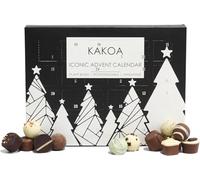 Kakoa Vegan Chocolate Advent Calendar - 24 Unique Dairy-Free Chocolates 310g | Biodegradable Packaging | Premium Dairy-Free Vegan Magazine Feature | Festive Fun For All | Great For Gifting