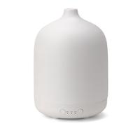 KAKODA Ceramic Essential Oil Diffusers for Home, Decorative Bedroom Aromatherapy Scent Air Diffuser Ultrasonic Aroma Defusers 250ml with Timed-White