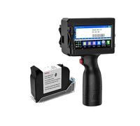 KAKOLSHFQ E15 Handheld Inkjet Printer12.7mm/25.4mm Batch Number Logo Date QR Barcode Image Label Coding Machine For Various Materials(12.7mm with 1 ink)
