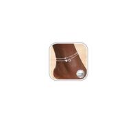 Kakonia Initial Ankle Bracelets for Women Waterproof Silver Plated Anklets Non Tarnish Dainty Heart Layered Adjustable Chain Personalized Summer Beach Foot Jewelry for Women Vacation Gifts, Standard