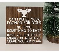 Kakulase Wooden Sign Funny Christmas Movie Quote - Clark Griswold Decor - 8x8 Inch, Wood Material, Perfect for Wall or Tabletop