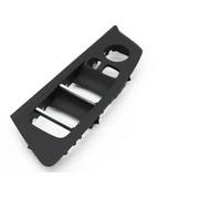 Kakulkomen Car Interior Front Rear Door Window Lift Switch Button Panel Trim Cover Replace For BMW 5 Series G30 G31 F90 525i 530i 540i (Left front driver's seat Black)