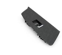 Kakulkomen Car Interior Front Rear Door Window Lift Switch Button Panel Trim Cover Replace For BMW 5 Series G30 G31 F90 525i 530i 540i (Right front passenger seat Carbon)