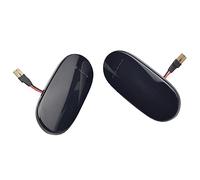 Kakulkomen Dynamic LED Side Marker Light Turn Signal, Smoked Black