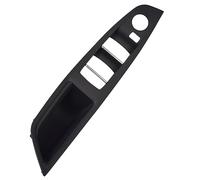 Kakulkomen for-B-M-W- 5 Series Right Hand Driver Cars, Internal Armrest Door Handle Panel Cover Replacement For-F10 F11 520i 523i 525i,Car Interior Inner Door Handle Panel Pull Trim Cover (Black-RHD)