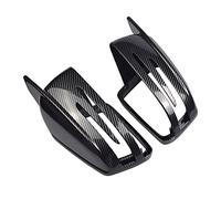 Kakulkomen For -Mercedes -B-e-n-z -W176 W246 W212 W204 C117 X156 X204 W221 C218 A B C E S CLA GLA GLK Class Mirror Cover Fit For Side Wing Mirror Covers Caps(Carbon fiber pattern