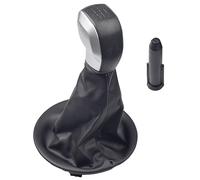 Kakulkomen Gear Stick Shift knob Level Leather Boot,Shifter Stick Gaiter Boot Cover PU Leather Fit for-C-i-tr-o-e-n -B-E-R-Lin-go -II 2008-2018(C-5Speed-And Boot)