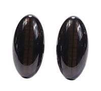 Kakulkomen LED Dynamic Side Marker Turn Signal Light, Smoked Black | Repeaters Blinker Lamp, Amber Replacement, For Peugeot 307 206 407 107 607 1007, For Citroen C1 C2 C3 C5 C6