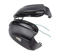 Kakulkomen Turn Signal Lights Left Right Side Wing Rearview Mirror Indicator Dynamic Blinker Repeater For VW For Pa=ssat B7 2011-2015 CC For Scirocco (Blue-Yellow)