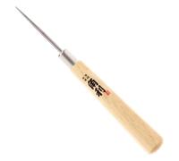 KAKURI Awl Tool for Sewing, Scratch Wood, Leather, Punch, Book Binding, Sharp Japanese Stainless Steel Scratch Awl 4-3/4" Multitool, Maple Wood Handle, Made in JAPAN