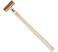 KAKURI Chisel Hammer, 5.8 oz (164g), Japanese Carbon Steel, Bronze Plated, Octagonal Head, Wood Handle, Made in JAPAN