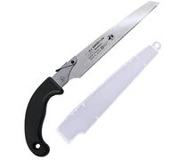 KAKURI Japanese Hand Saw for Bamboo Cutting, 8-1/4" Japanese Bamboo Saw with Plastic Sheath, Made in Japan, Easy Interchangeable Blade (41975)