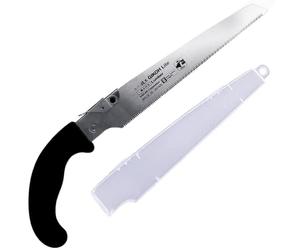KAKURI Japanese Hand Saw [Woodworking] 8.5" Japanese Pull Saw with Blade Cover, Made in Japan