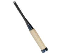 KAKURI Japanese Mortise Chisel for Woodworking 3/8" (9mm), Made in Japan, Wood Chisel Oire Nomi, Razor Sharp Japanese High Carbon Steel Blade, White Oak Wood Handle
