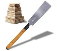 KAKURI Japanese Pull Saw 9.4 Inch Ryoba Double Edge Hand Saw for Woodworking Cork Handle Made in Japan (40785)