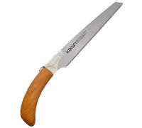 KAKURI Japanese Pull Saw Rough Cut 8.2" for Woodworking - Professional Handsaw for Fast Wood Cutting - Red Oak Handle with Oil Finish - Tool-Free Blade Replacement - Made in Japan