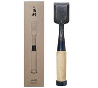 KAKURI Japanese Wood Chisel for Woodworking 1-5/8" (42mm), Made in Japan, Professional Wood Chisel Oire Nomi (Hand Forged), Japanese White Steel No.2 Blade, White Oak Wood Handle