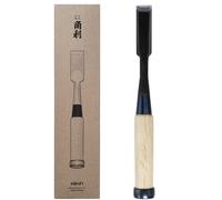 KAKURI Japanese Wood Chisel for Woodworking 3/4" (18mm), Made in Japan, Professional Japanese Chisel Oire Nomi (Hand Forged), Japanese White Steel No.2 Blade, White Oak Wood Handle
