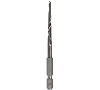 KAKURI Taper Drill Bit for Wooden Nails 3/16 inch (4.7mm), 1/4 inch Hex Shank, Titanium Coated