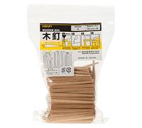 KAKURI Wooden Nails for Woodworking 13/64 inch (5mm), Tapered Wooden Dowel Rods for Crafts and Small Furniture, Natural Japanese Beechwood, Bulk 180 Pcs, Made in Japan