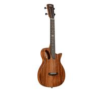 Kala Brand Music Co., 4-String Ukulele, Right, Acacia, Tenor (KA-OWL-ACA-TE_W/Bag)
