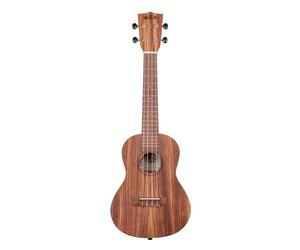 Kala Brand Music Co. Teak Collection, 4-String Ukulele, Natural, Concert (KA C)