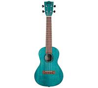 Kala Brand Music Co. Watercolor Meranti Collection, 4-String Ukulele, Right, Blue, Concert (KA-MRT-BLU-C)