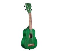 Kala Brand Music Co. Watercolor Meranti Collection, 4-String Ukulele, Right, Green, Soprano (KA-MRT-GRN-S)