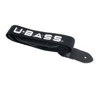 Kala Cloth U-Bass Strap with Embroidery, Black