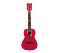 Kala Concert Ukulele Sparkle Ritsy Red with Bag