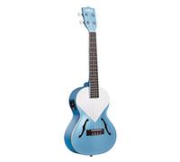 Kala Corp Kala KA-JTE Archtop Acoustic-Electric Tenor Ukulele, Lake Shore Blue