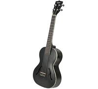 Kala Jazz Tenor Ukulele Metallic Black with Soft Case