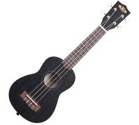 Kala KA-15 Series Black Satin Mahogany Soprano soprano ukulele with gig bag
