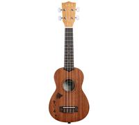 Kala Ka-15s-H1 - Satin Mahogany Soprano with Hawaiian Islands, with Bag (UB-S)