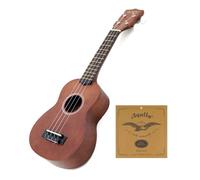 Kala KA-15S Soprano Ukulele BUNDLE with Aquila AQ-S Soprano Ukulele Strings