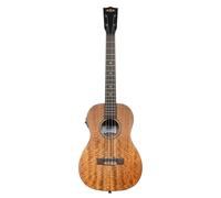 KALA KA-CM-BE - Curly Mango Baritone Ukulele With EQ And Bag