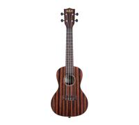 Kala KA-EBY-C Striped Ebony Acoustic Concert Ukulele Satin