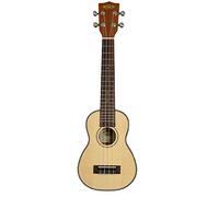 KALA KA KA SSLNG Solid Spruce Top with Long Neck Gloss Concert Ukulele with Bag