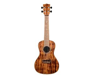 Kala KA-SA-C All Solid Acacia Concert Ukulele with Case (UC-C)