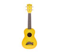 Kala MK-SD-YLBURST - Yellow Burst Soprano Dolphin Ukulele with Tote Bag