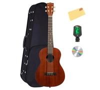 Kala MK-B Makala Baritone Ukulele Bundle with Case, Tuner, Austin Bazaar Instructional Video, and Polishing Cloth