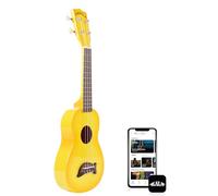 Kala MK-SD-YLBURST - Yellow Burst Soprano Dolphin Ukulele with Tote Bag