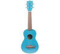 Kala MK-SS/BLU - Blue Soprano Shark Ukulele, with Tote Bag