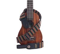 Kala Polyester Stripe Rasta Ukulele Strap (Stp-Srast)